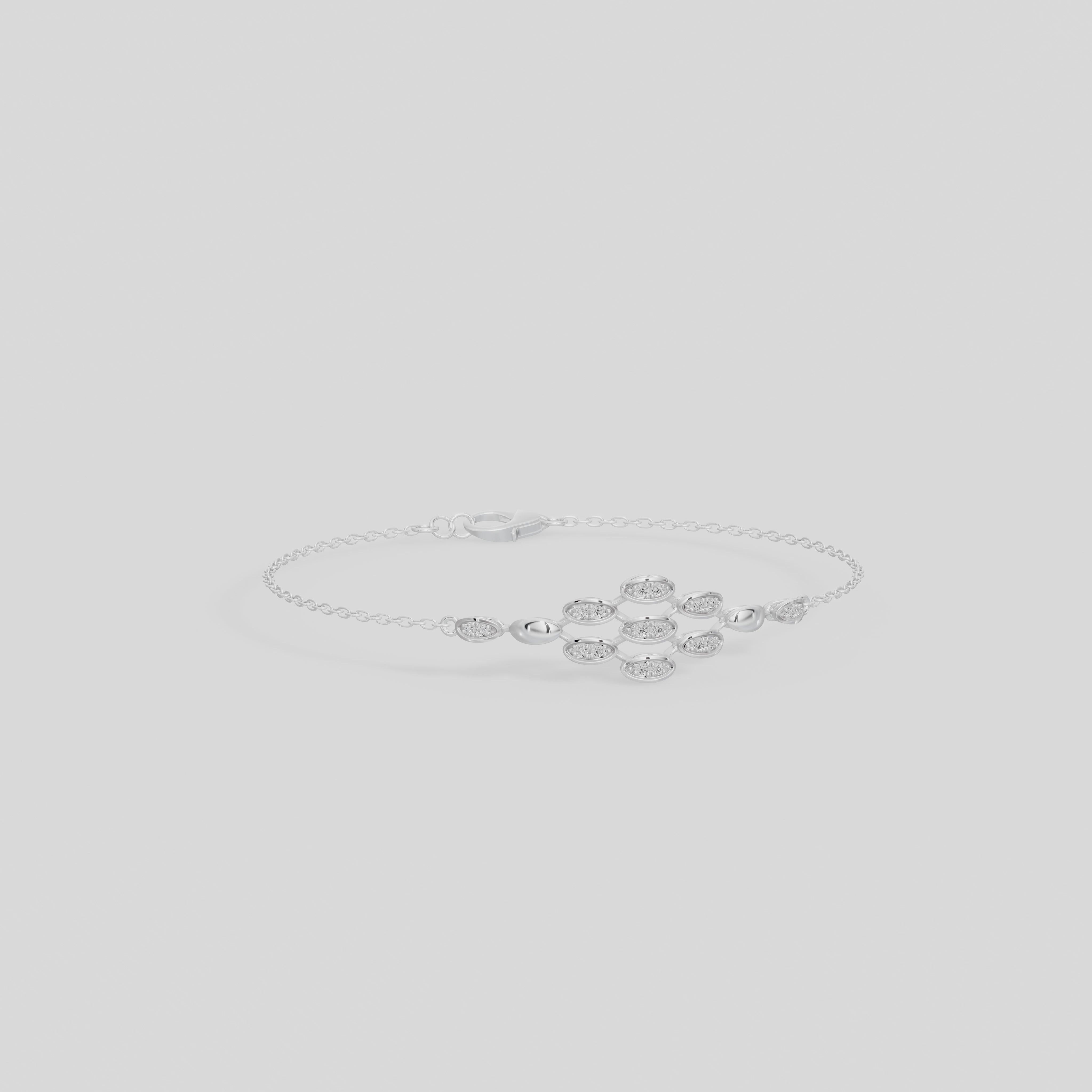 Sweetpea Lab Diamond Bracelet