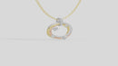 Trio Orbite- Lab Diamond Pendant