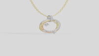 Trio Orbite- Lab Diamond Pendant