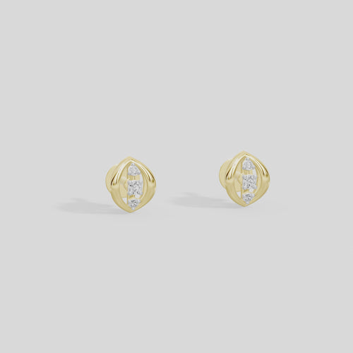 Ayla Minimal Lab Diamond Earrings