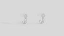 Lattice Marquise - Lab Diamond Earrings