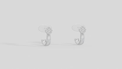 Lattice Marquise - Lab Diamond Earrings