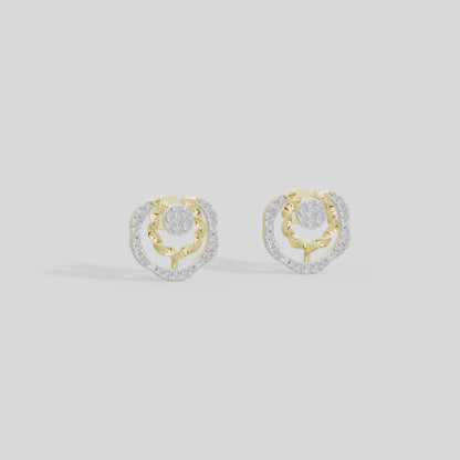 Luma Geometric Lab Diamond Earrings