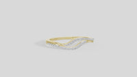Wavebind - Lab Diamond Ring