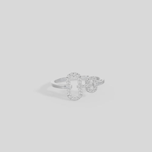 Link Matrix - Lab Diamond Ring