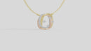 Trio Élongé- Lab Diamond Pendant