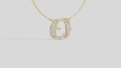 Trio Élongé- Lab Diamond Pendant