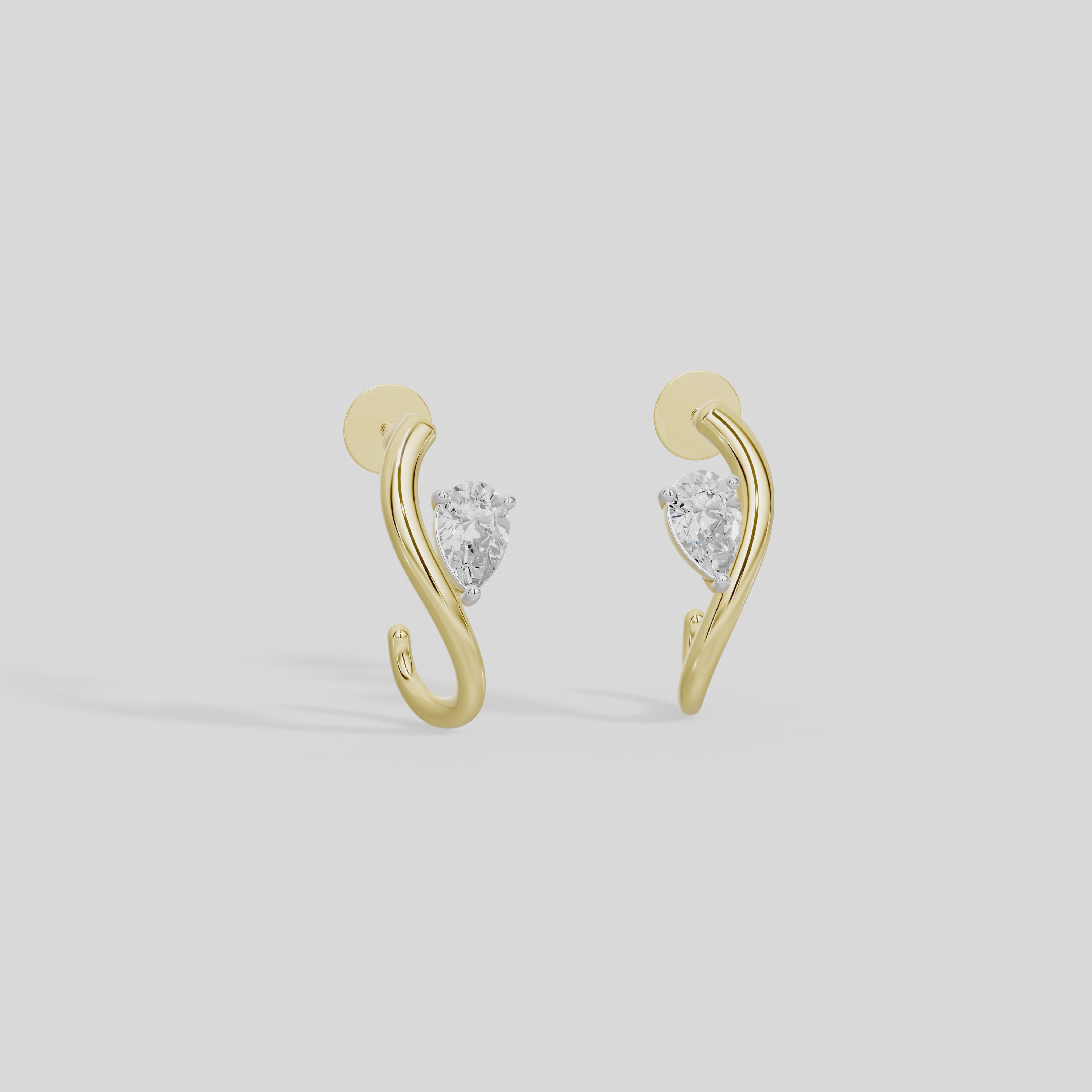 Demi Lab Diamond Earrings