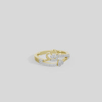 Heartline Merge - Lab Diamond Ring
