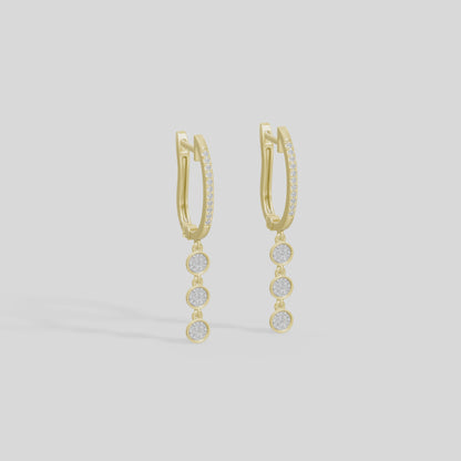 Nyla Delicate Lab Diamond Earrings