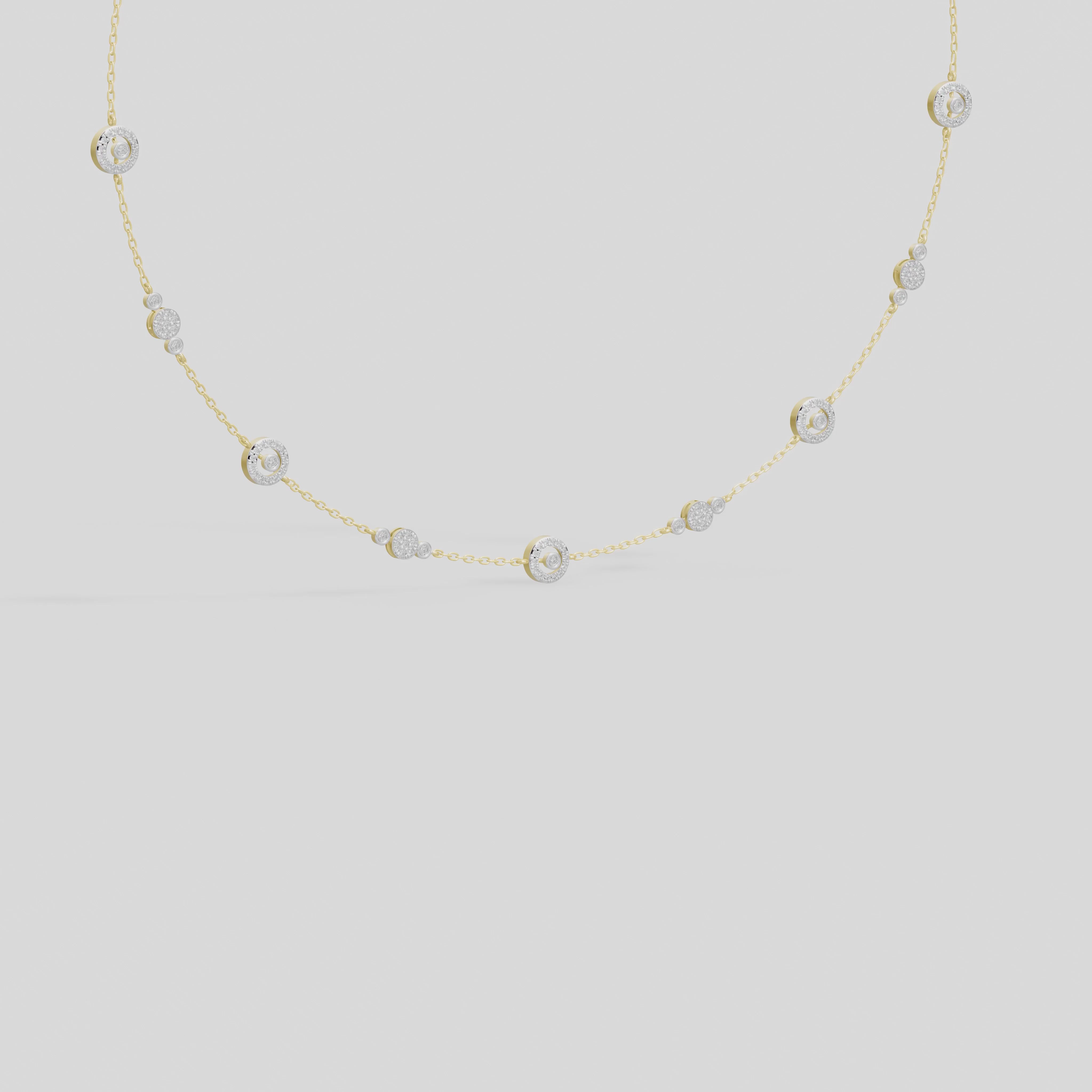 Diamond Drift - Lab Diamond Necklace